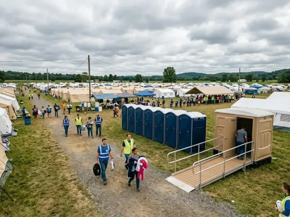 disaster-relief-camp-restrooms-010 — frequently asked questions, Dumpster & Portable Bathrooms Rental in Jerseyville, IL
